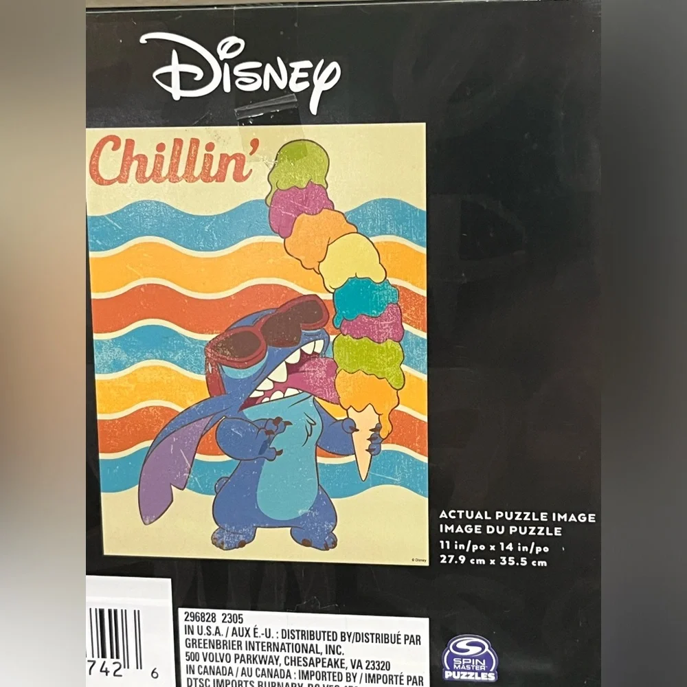 Disney Stitch 500 piece puzzle, new in box!